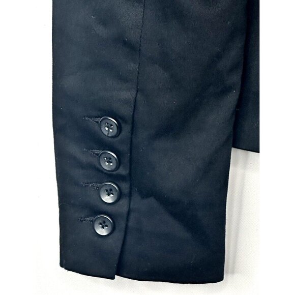 Vero Moda Womens Blazer Jacket Lined 2 Button Stretch Long Sleeve Black Size 36 - Picture 8 of 14